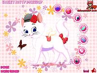 13k264 help this cute kitty get dressed for her fun day through